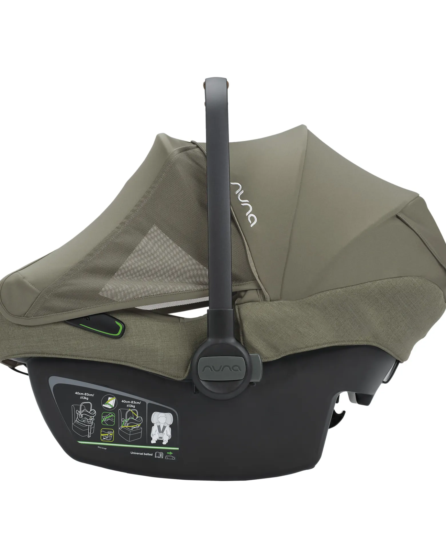 Seggiolino Auto Pipa Next i-Size - Pine - Doppia Installazione - Gruppo 0+