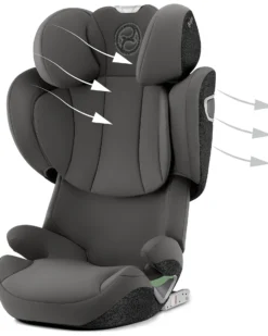 Seggiolino Auto Solution T i-Fix - Mirage Grey/Dark Grey - Gruppo 2/3