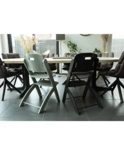 Seggiolone Evolutivo Evosit + Vassoio per Pappa - Stone Grey - 53x45x86 cm - da 6 Mesi