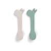 Set 2 Cucchiai in Silicone per Bambini - Lalee - Verde