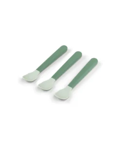 Set 3 Cucchiaini Foodie - Anti-Slip per Neonati - Verde - 100% PP Alimentare