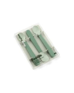 Set 3 Cucchiaini Foodie - Anti-Slip per Neonati - Verde - 100% PP Alimentare