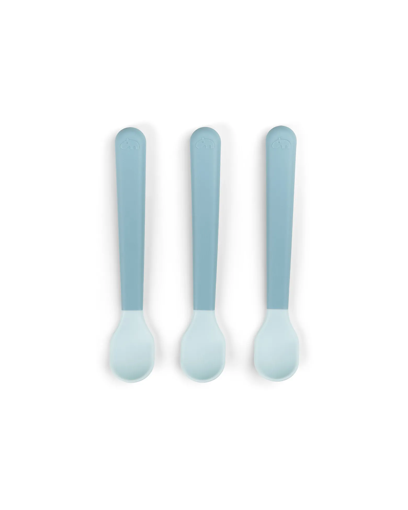 Set 3 Cucchiaini Foodie - Anti-Slip per Neonati - Blu - 100% PP Alimentare