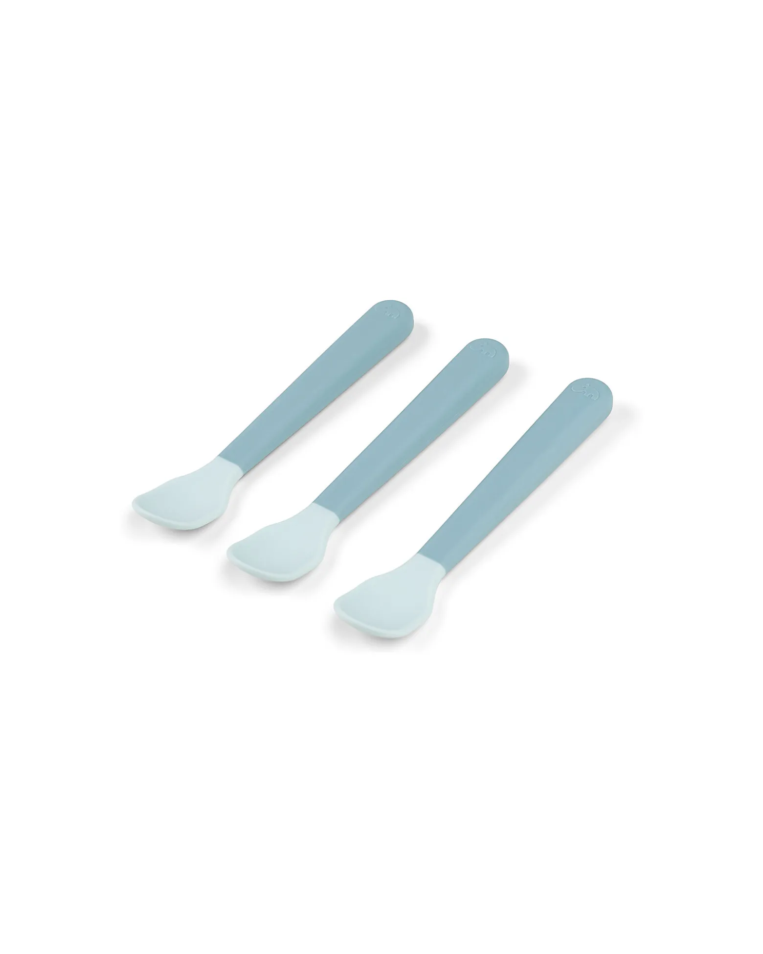 Set 3 Cucchiaini Foodie - Anti-Slip per Neonati - Blu - 100% PP Alimentare