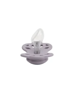 Set di 2 Ciucci Infinity - Tettarella Anatomica in Silicone - Fossil Grey/Mauve - Senza PBA e PVC!