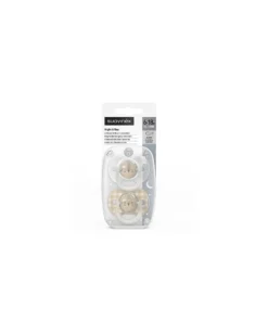 Set di 2 Ciucci Night&Day - Tettarella Simmetrica SX Pro in Silicone - Leone - 6-18 Mesi