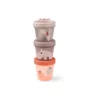 Set di 3 Contenitori Baby Food - Ozzo - Cipria