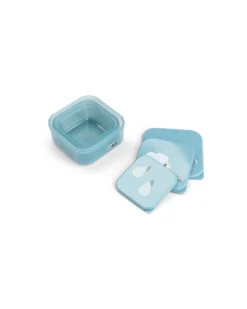 Set di 3 Contenitori Merenda - Tiny Farm - Blu