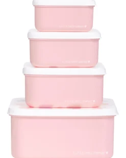 Set di Contenitori Porta Pranzo e Porta Merenda - Cuori