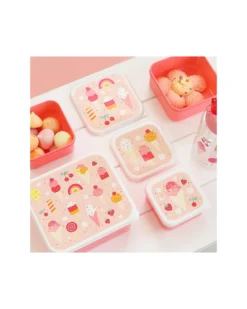 Set di Contenitori Porta Pranzo e Porta Merenda - Gelati
