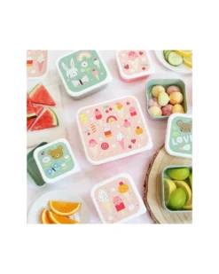 Set di Contenitori Porta Pranzo e Porta Merenda - Gelati