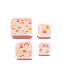 Set di Contenitori Porta Pranzo e Porta Merenda - Gelati