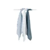 Set di 3 Copertine Swaddle 69 x 69 cm - Mirtilli - 100% mussola di cotone