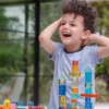 Set Gioco Vassoio con Specchio e Gemme in Sette Forme Diverse - 72 Pezzi - dai 3 Anni - Per Lavagna Luminosa