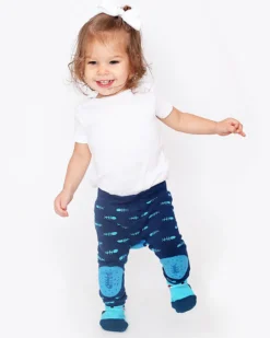 Set Leggings e Calzini Antiscivolo Grip+Easy - Sherman lo Squalo