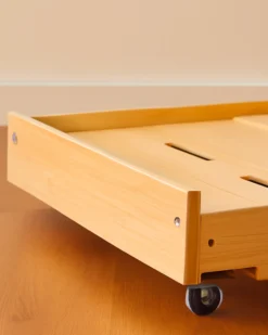 Set 2: Letto Montessori Evolutivo Evi 200x90cm + Letto/Cassetto
