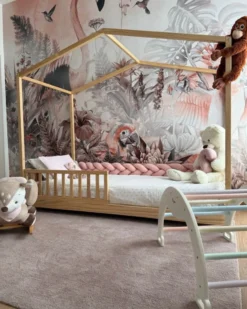 Set 2: Letto Montessori Evolutivo Evi 200x90cm + Materasso 12 cm Aloe Vera