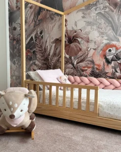 Set 2: Letto Montessori Evolutivo Evi 200x90cm + Materasso 12 cm Aloe Vera