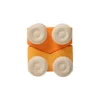 Set 2 Macchinine Impilabili - Arancio - Legno di Acero - 0+ anni