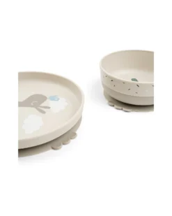 Set Pappa Foodie - Piatto Ciotola e Tazza - Lalee - Sabbia - 100% PP Alimentare