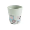Set Pappa Foodie - Piatto con Scomparti Bicchiere e Posate - Tiny Farm - Verde - 100% PP Alimentare