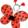 Set per Costume da Coccinella - Comprende ali e cerchietto