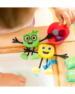 Set Personaggio Alex - con 2 Cubi Inclusi - Giallo - Adatto da 3 anni - 100% Plastica Riciclata