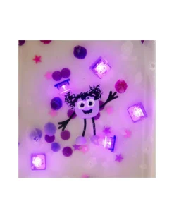 Set Personaggio Lumi - con 2 Cubi Inclusi - Viola - Adatto da 3 anni - 100% Plastica Riciclata