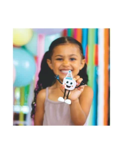 Set Personaggio Party Pal - con 2 Cubi Inclusi - Bianco - Adatto da 3 anni - 100% Plastica Riciclata