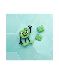 Set Personaggio Pippa - con 2 Cubi Inclusi - Verde - Adatto da 3 anni - 100% Plastica Riciclata