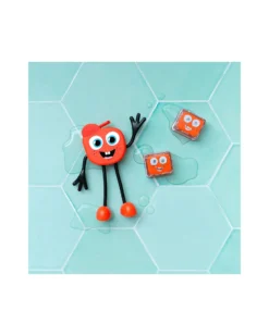 Set Personaggio Sammy - con 2 Cubi Inclusi - Rosso - Adatto da 3 anni - 100% Plastica Riciclata
