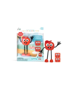 Set Personaggio Sammy - con 2 Cubi Inclusi - Rosso - Adatto da 3 anni - 100% Plastica Riciclata