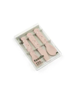 Set Posate Foodie - Happy Dots Cipria - 100% PP Alimentare