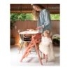 Set Sponda di Sicurezza + Vassoio per Sedia Evolutiva KLAPP - Terracotta