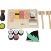 Set Sushi in Legno - 23 Pezzi - Colori ad Acqua Atossici - 18+ m
