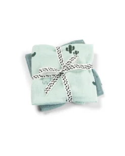 Set 2 Telini Antirigurgito - Lalee - Blu - 65x65 cm - 100% cotone