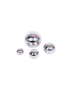 Sfere Sensoriali Riflettenti - Argento Specchiato - 4 Palline - Adatto a Tutte le Età