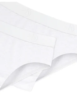Slip - Pacco da 2 - Bianco - 100% Cotone Bio