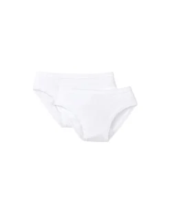 Slip - Pacco da 2 - Bianco - 100% Cotone Bio