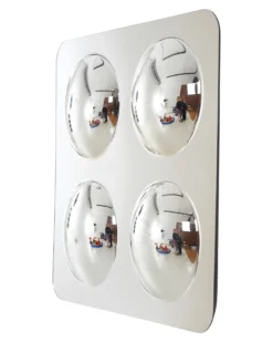 Specchio con 4 Cupole - 49 x 49 cm - +3 Anni