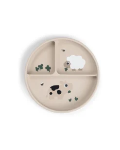 Stick&Stay Piatto con Scomparti - Tiny Farm - Sabbia