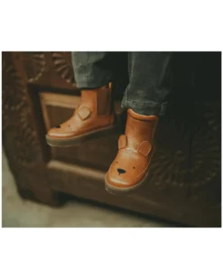 Stivaletto Chelsea in Pelle Thuru Classic - Orso - Elastici Laterali!