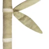 Tappeto Gioco Reversibile - Leaf - Verde Oliva - Cotone Organico GOTS - Bamboo Collection - Diametro 100 cm