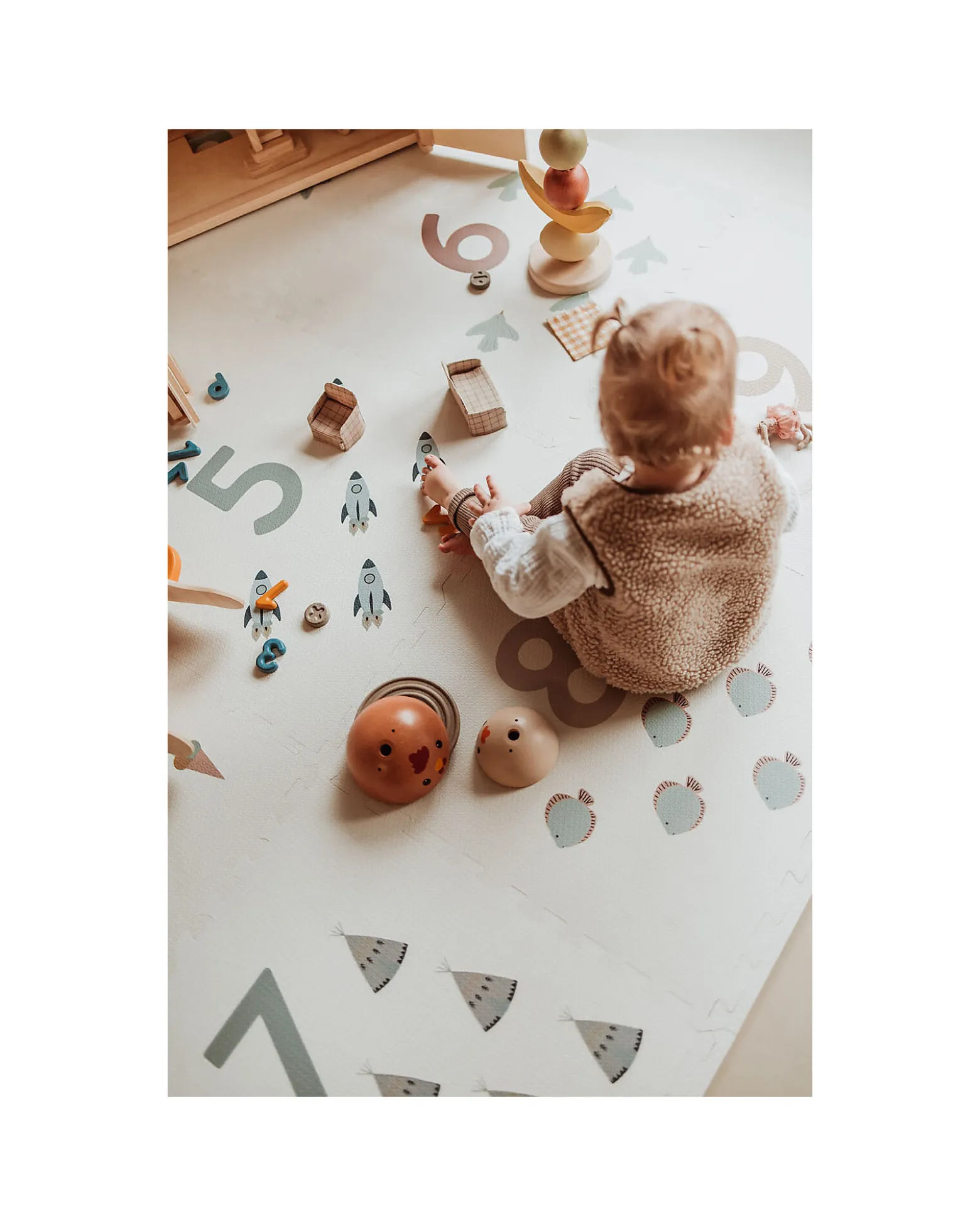 Tappeto Puzzle - Numeri - 180x180 cm - 100% EVA Foam