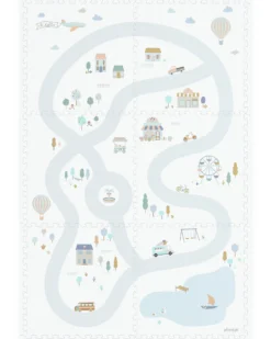 Tappeto Puzzle - Village - 120x180 cm - 100% EVA Foam