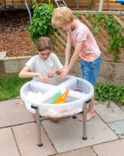 Tavolino con Vassoi a Quadranti Discovery - H 45 cm - +3 Anni