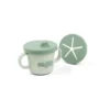 Tazza con Beccuccio e Snack Foodie - Croco - Verde - 100% PP Alimentare
