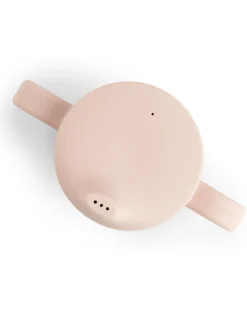 Tazza con Beccuccio 120 ml - Tiny Farm - Cipria - 100% Silicone Alimentare - con Due Manici