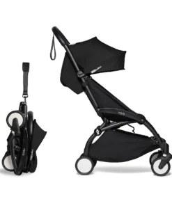 Telaio Passeggino BABYZEN YOYO² - Nero - Comprende cestino, borsa, cinghia trasporto!