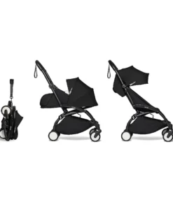 Telaio Passeggino BABYZEN YOYO² - Nero - Comprende cestino, borsa, cinghia trasporto!